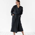 Magic Linen, Peignoir en lin gaufré pour femmes