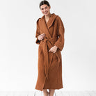Magic Linen, Peignoir en lin gaufré pour femmes
