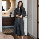 Magic Linen, Peignoir en lin gaufré pour femmes