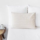 Magic Linen, Taie d'oreiller en lin - Rayé naturel