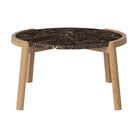 Table basse Bolia MIX - Marbre brun Ø65 cm