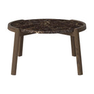 Table basse Bolia MIX - Marbre brun Ø65 cm
