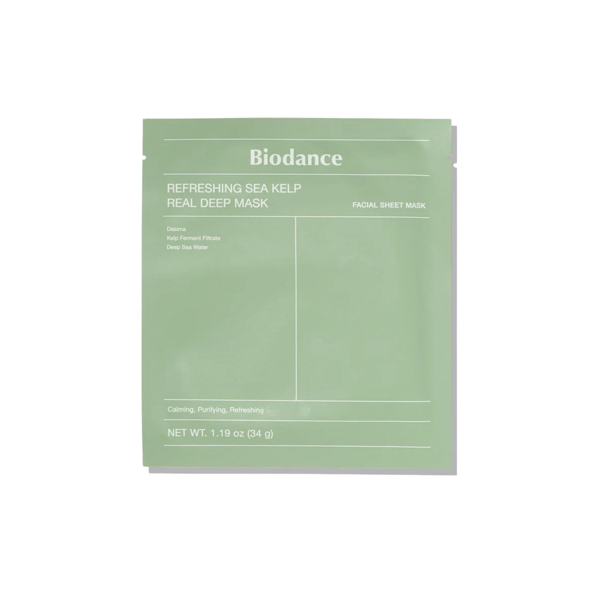 Masque Biodance - Refreshing Sea Kelp Real Deep Mask - Nad Yut