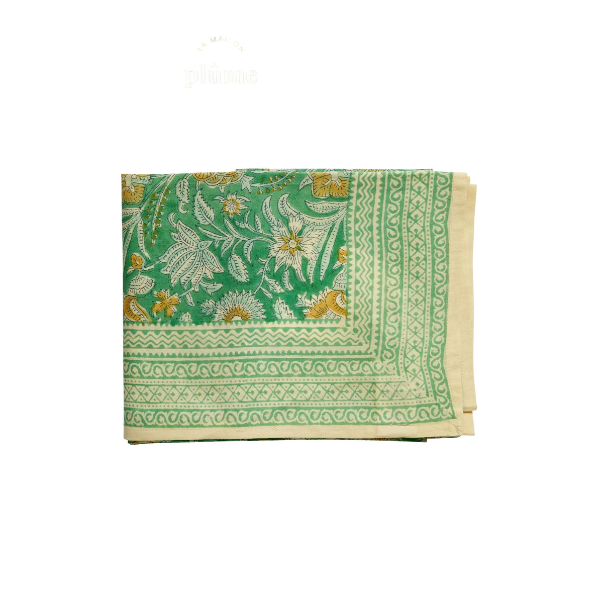 Bonheur du jour, Nappe rectangle 170x250 - Nerhu Green