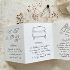 Papillonnage, Carte Accordéon - Papillonner