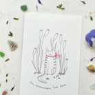 Papillonnage, Carte - Un anniversaire tout doux