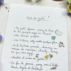 Papillonnage, Carte - Cure de gaité