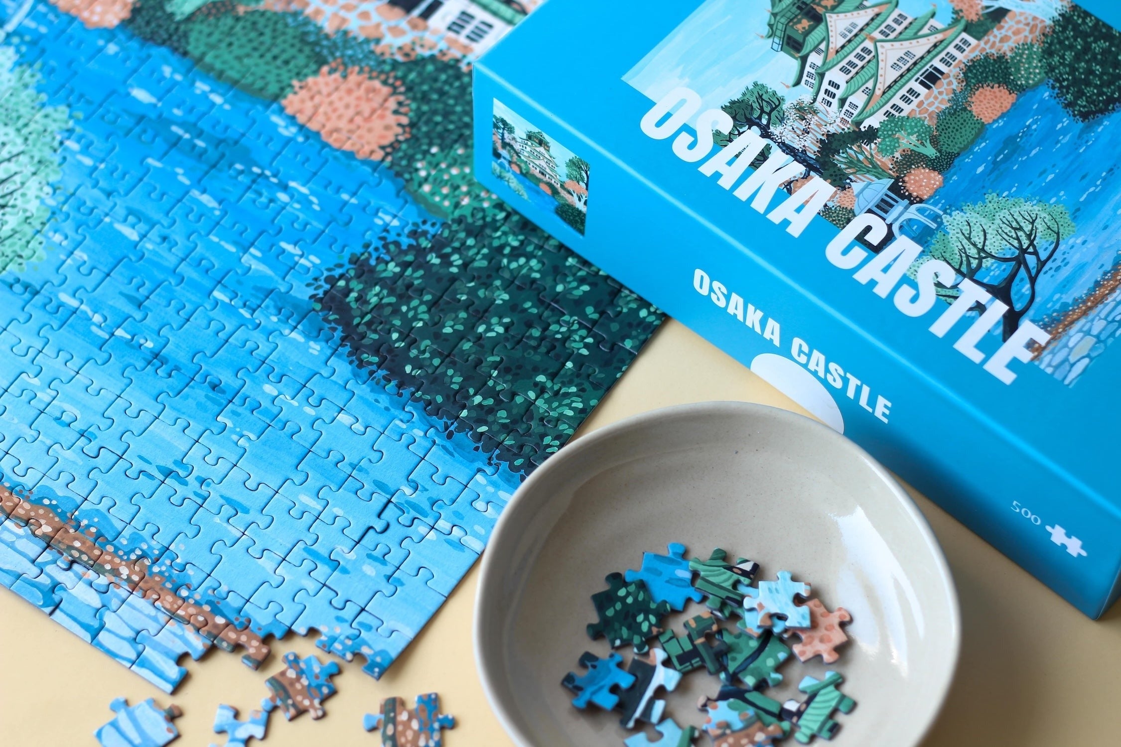 Puzzle Piecely 500 pièces - Osaka Castle