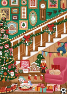 Puzzles Pieces and Peace 500 pièces - Escalier de Noël