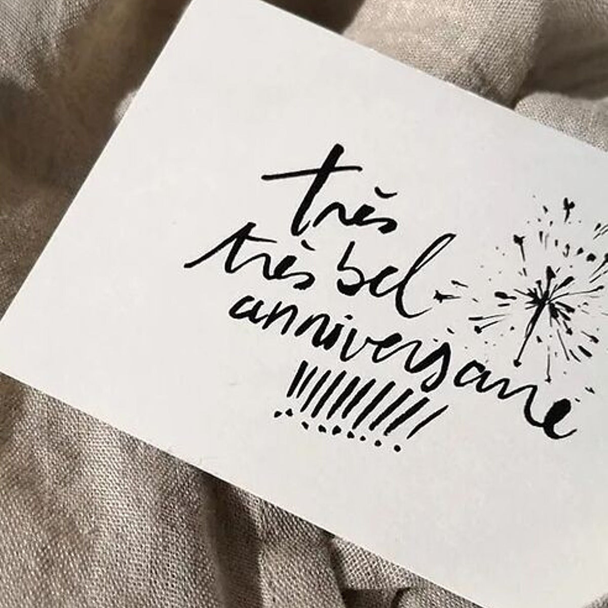Tifalia, Carte - Très très bel anniversaire