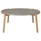 Table basse MIX - Marbre Grigio Bottarga Ø94 cm