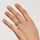 Bague PD Paola - Motion Duo Gold