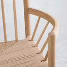 Chaise lounge en chêne et tissage FDB Møbler - J82