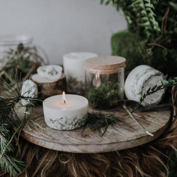 Bougie en cire naturelle - Mousse de forêt - Nad Yut