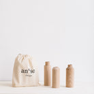 Lot de 3 vases en bois de Hêtre Anso Design - La Maison By Nad Yuht