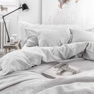 Housse de couette Magic Linen - Gris clair