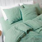 Housse de couette Magic Linen - Vert matcha